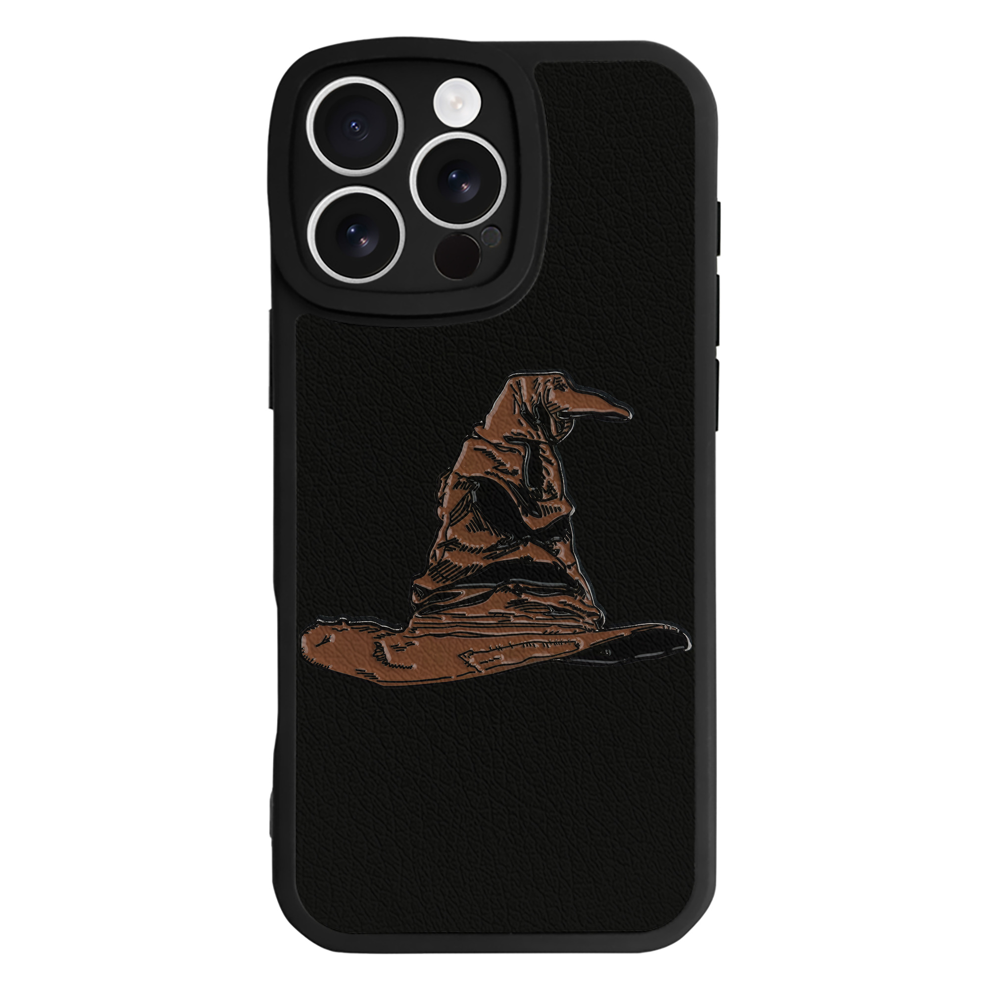 （画像用） Harry Potter ハリー・ポッターシリーズ 【iPhone 16シリーズ対応】シリコンスマホケース（レザー調） 材質：シリコン